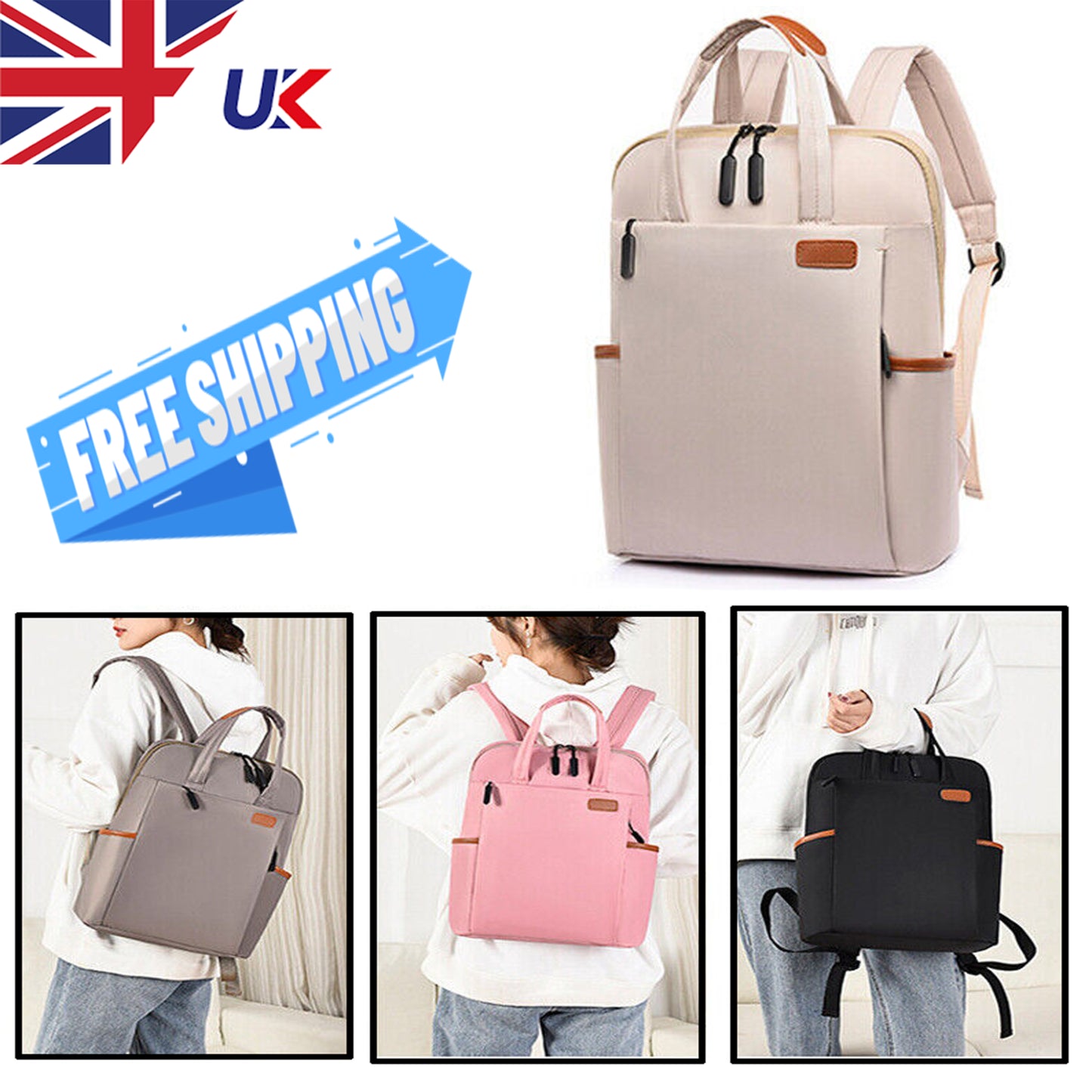 Women Girls Laptop shoulder Bag