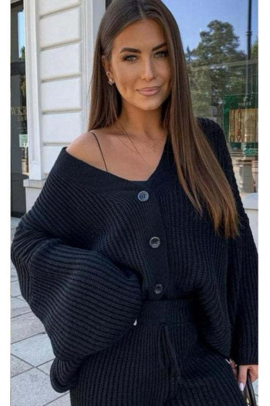4 Buttons Loungewear Set